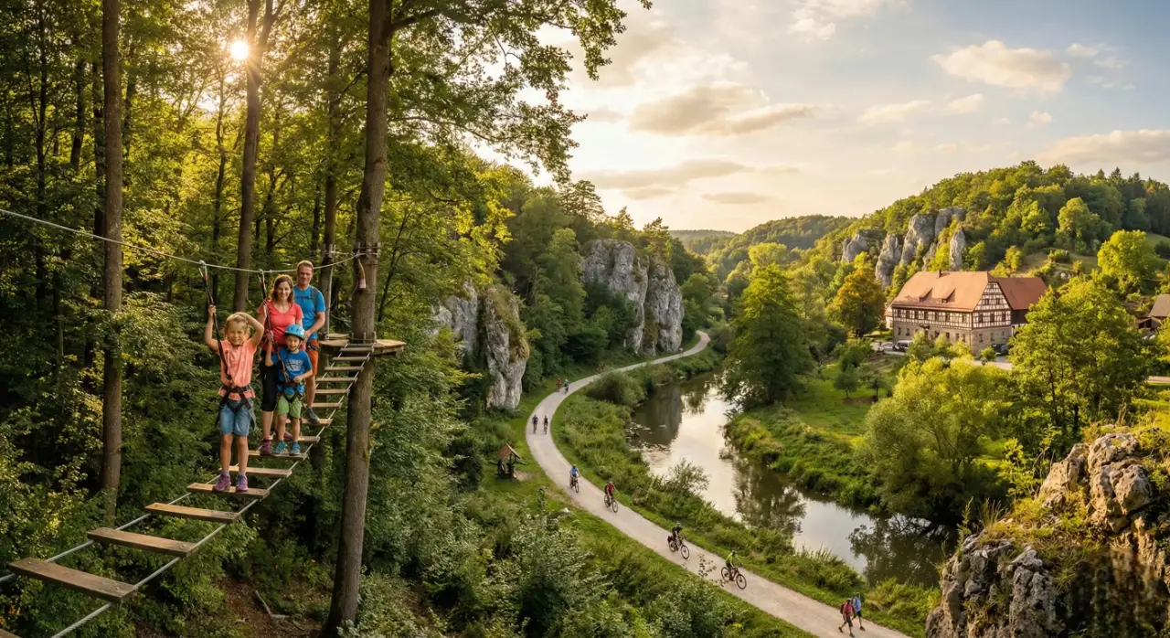 Kletterpark in der Fränkischen Schweiz