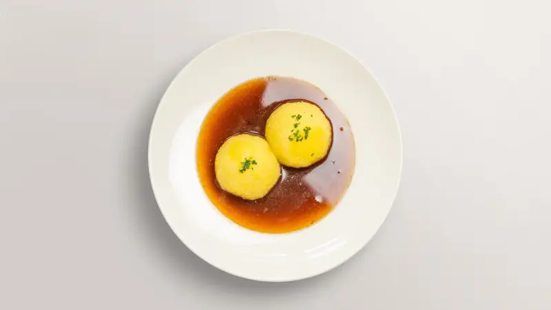 Kloß mit Sauce